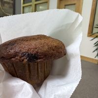 New vegan muffin at Inkwell!! Pumpkin + chocolate chip. Delish!! 😋  at The Inkwell Bakery & Cafe in Bloomington