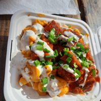 Buffalo Mac n' cheeze 👍👍👍👍👍👍 at Lively Up Yourself - Food Truck in Bend