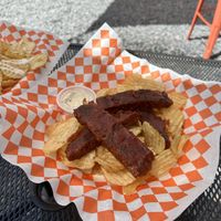 Ribs and chips!  at Lively Up Yourself - Food Truck in Bend