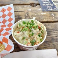 Potato salad at Lively Up Yourself - Food Truck in Bend