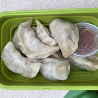 Steamed vegetable momos! at Tibetan Momo Bar in Ithaca