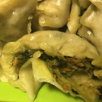 Vegan momos  at Tibetan Momo Bar in Ithaca