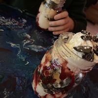 Vegan sundaes  at The Cup Coffeehouse in Wantagh