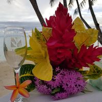 Table settings at The Little Polynesian in Rarotonga
