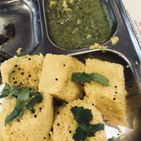 Khaman at Tanatan Indian Cuisine in Mount Gravatt
