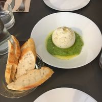 burrata  at Brera in Barcelona