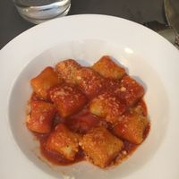 gnocchi con salsa de tomate at Brera in Barcelona