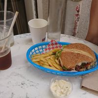 Tasty food and nice buttons at 2VB  in Perpignan