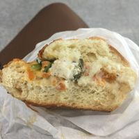 Manu-formaggio with herbs at OMG in SKG in Thessaloniki