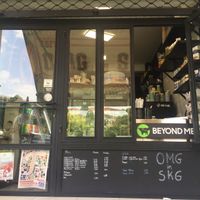 Front of shop at OMG in SKG in Thessaloniki