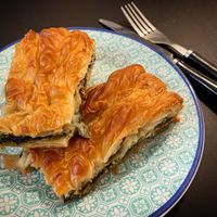 Spinach Pie (Takeaway) at OMG in SKG in Thessaloniki