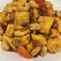 Kung pao chicken   at Gongdelin Vegetarian Restaurant in Beijing