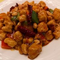 King po fake chicken at Gongdelin Vegetarian Restaurant in Beijing