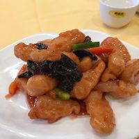 Sweet and sour “chicken”  at Gongdelin Vegetarian Restaurant in Beijing