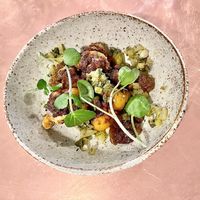 Vegan tasting menu at Tendril in London