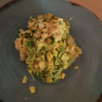 Zucchini fritters at Tendril in London