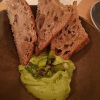 Avocado and asparagus at Tendril in London