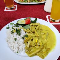 Seitan curry - not good at Restaurant Am Stadtpark in Bad Schandau