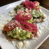 Avocado flatbread at Mojo Coffee House in New Orleans