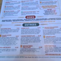 Menu at Front Street Brewery in Wilmington