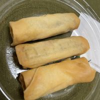 Veggie spring rolls   at Crazy Bowlz in New Paltz