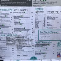 Menu at Beach House in Sitges