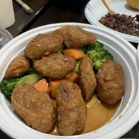 drunken seitan (actual heaven on earth)  at Tofubox in Brooklyn