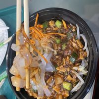 N8 Konjac noodle with soy paste and bean sprout   at Tofubox in Brooklyn