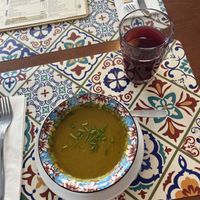 Sopa de legumes e suco do dia 🤤🤤  at Prema in Viseu