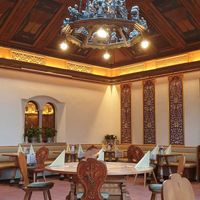 Hinterer Speisesaal at Forst Bräustüberl in Lagundo