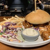 Pulled Jackfruit Burger at Miss Demeanour in Brisbane