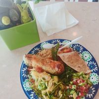 Vegan buffet at The Honey Tree in Miami