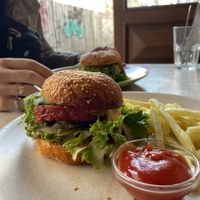 Cheeseburger  at VegaRoom in Lviv