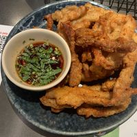 Vegan chilli squid  at Wagamama in Stevenage