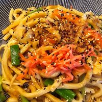 Vegan yaki soba at Wagamama in Stevenage