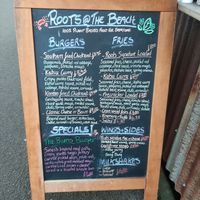 Menu end Jan 2023 at Roots in Aberdeen