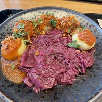 Speck knödel at Forky's in Vienna