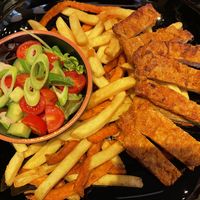 Rippchen mit Pommes  at Forky's in Vienna