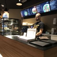 Cash desk at Forky's in Vienna