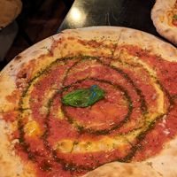 Garlic bread pizza at Giannis in Scarborough