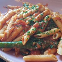 Penne broccoli and chilli at Giannis in Scarborough