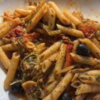 Spaghetti Della Casa (asked for penne pasta)  at Giannis in Scarborough