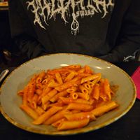 Penne arrabbiata at Giannis in Scarborough