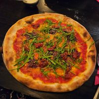 Vegan Alexis pizza at Giannis in Scarborough