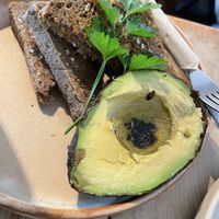 Avo and toast (just ask)  at Beach House Cafe in Kaikoura