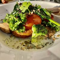 Vegan stack at Beach House Cafe in Kaikoura