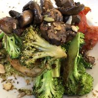 Vege stack at Beach House Cafe in Kaikoura