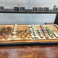 Yummy vegan food. Love the vegan/vegetarian section 😋 at Moon Sushi & Eatery in Auckland