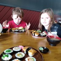 Yummy lunch. at Moon Sushi & Eatery in Auckland