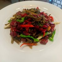 Hai-Rong，green vegetable in the sea. at Yuanqi Vegetarian - 缘启妙膳 in Urumqi